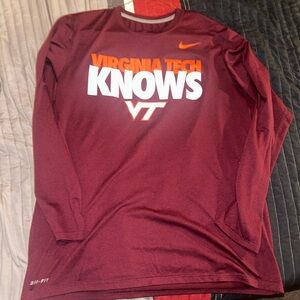 Nike Maroon Virginia Tech Dri-FIT Shirt